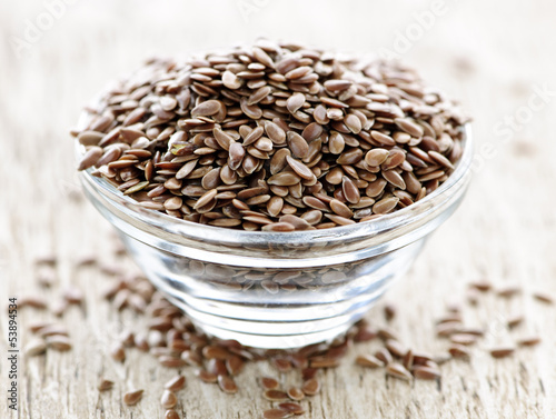 Photo: Brown flax seed Brown flax seed