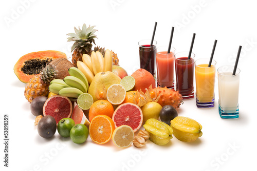 Photo: Fruit Mix with Fruit drink Fruit Mix with Fruit drink