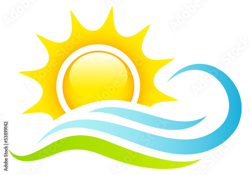 Vector: Sun, Ocean & Landscape Sun, Ocean & Landscape