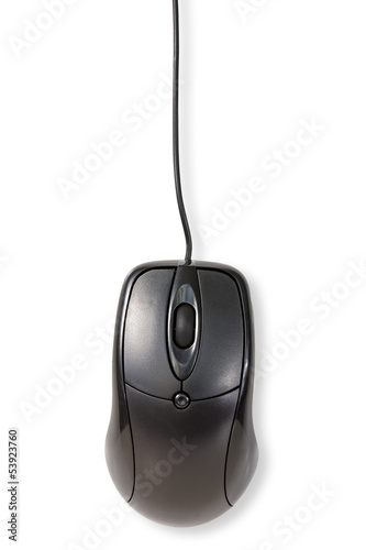 Photo: Computer mouse on white background Computer mouse on white background