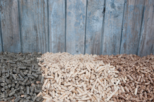 Photo: Pelllets- biomass Pelllets- biomass