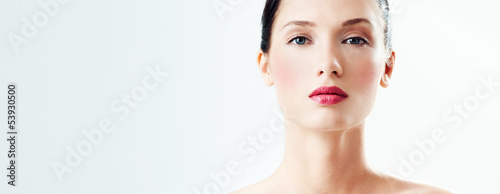Photo: Beautiful Girl face. Perfect skin Beautiful Girl face. Perfect skin