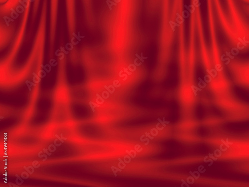 Photo: Abstract red background - curtain and waves Abstract red background - curtain and waves