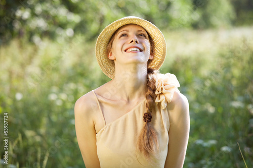 Photo: Happy beautiful young woman Happy beautiful young woman