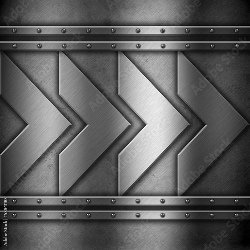 Illustration: Metallic background Metallic background
