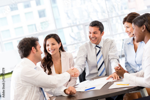 Photo: Business handshake Business handshake