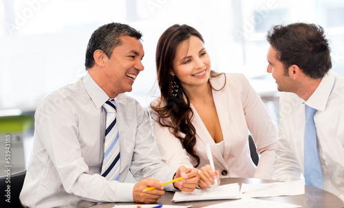 Photo: Business people in a meeting Business people in a meeting