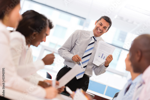 Photo: Successful business man in a meeting Successful business man in a meeting