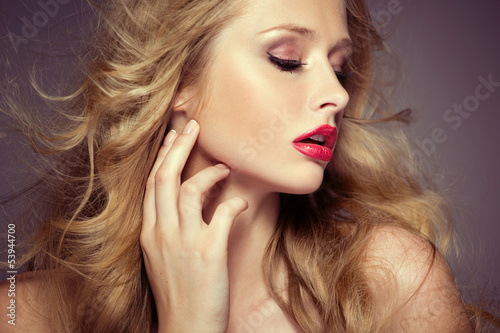 Photo: Attractive female model with pale complexion Attractive female model with pale complexion
