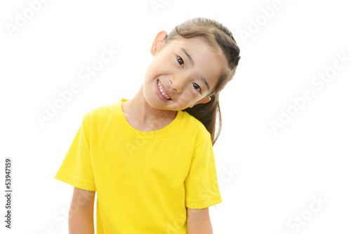 Photo: 笑顔の女の子 笑顔の女の子