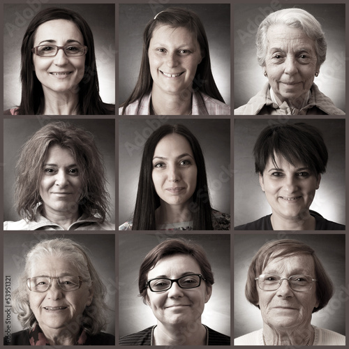 Photo: ritratti collage femminile ritratti collage femminile