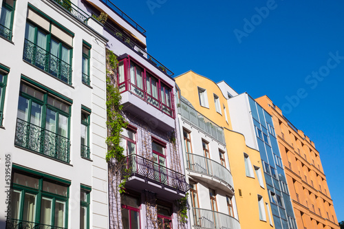 Photo: Colourful modern townhouses Colourful modern townhouses