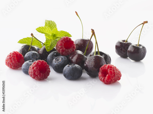 Photo: Cherry and Berry Fruits Cherry and Berry Fruits