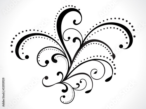 Vector: abstract floral background abstract floral background