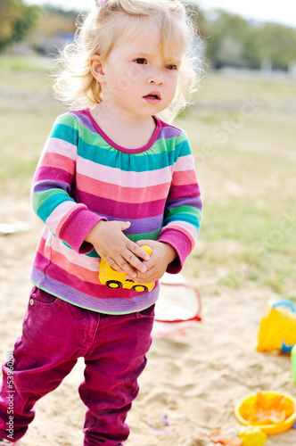 Photo: girl in sand girl in sand