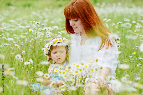 Photo: family in filed family in filed