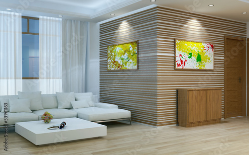 Illustration: Living room Living room