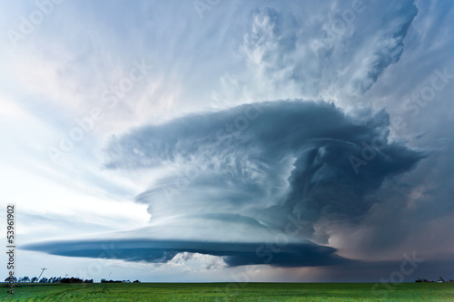 Photo: Severe thunderstorm in the plains Severe thunderstorm in the plains