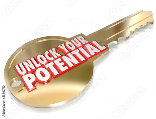 Illustration: Key to Unlock Your Potential Take Advantage Opportunity Key to Unlock Your Potential Take Advantage Opportunity