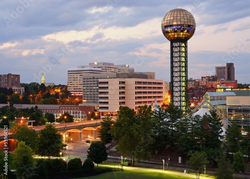Photo: Downtown Knoxville, Tennessee Cityscape Downtown Knoxville, Tennessee Cityscape