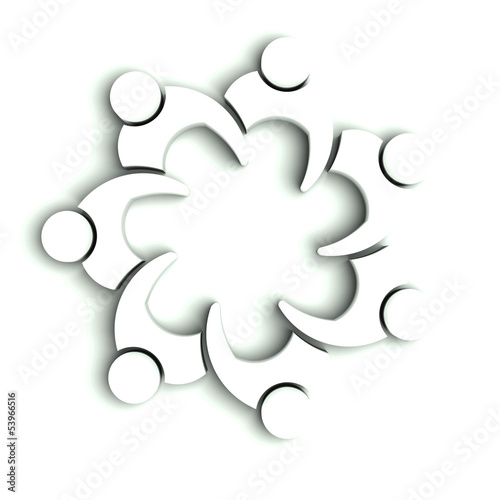 Illustration: Business Team 7 - 3D isolated Business Team 7 - 3D isolated
