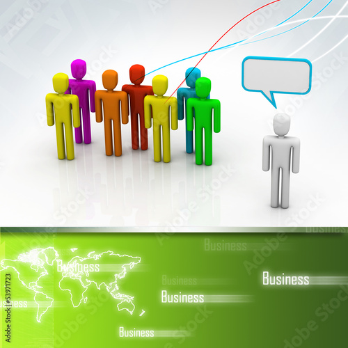 Illustration: Communication concept Communication concept