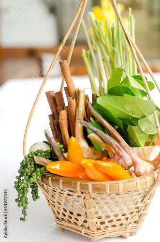 Photo: Thai healthy vegetables Thai healthy vegetables