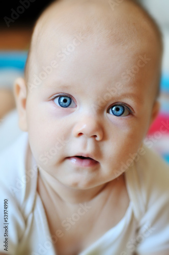 Photo: sweet blue-eyed baby sweet blue-eyed baby