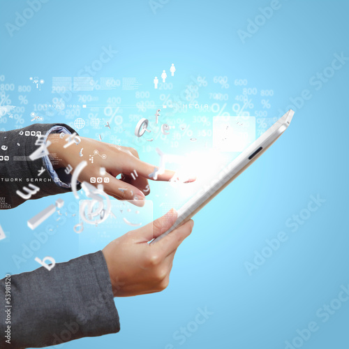 Photo: Touch screen computer device Touch screen computer device