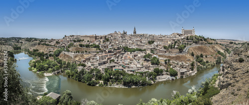 Photo: Panorama Ville de Tolède Espagne Panorama Ville de Tolède Espagne