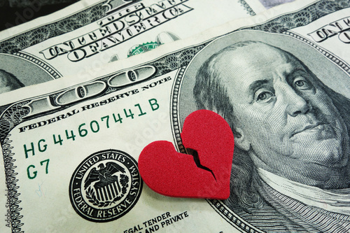 Photo: divorce cash divorce cash