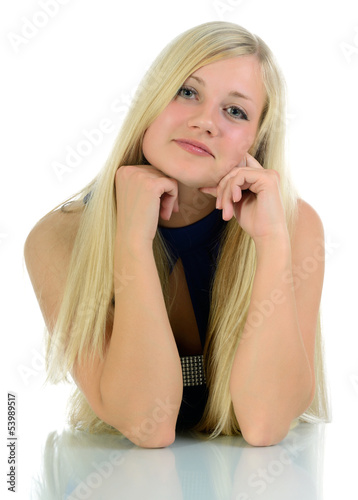 Photo: Young Woman Portrait. Young Woman Portrait.