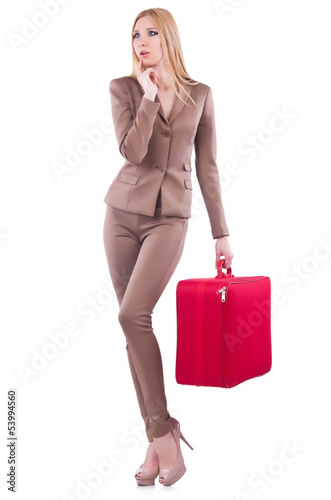 Photo: Young woman preparing for vacation Young woman preparing for vacation