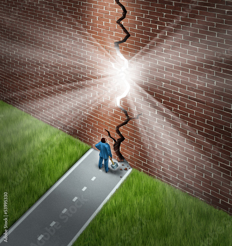 Illustration: Breaking The Wall Breaking The Wall