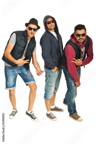 Photo: Dancers band gesturing Dancers band gesturing