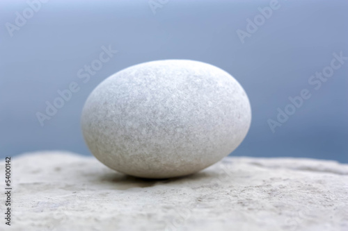 Photo: White Stone Egg White Stone Egg