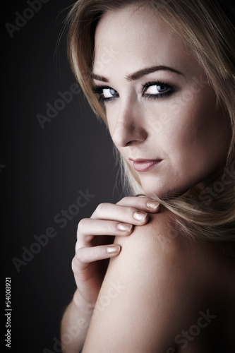 Photo: Blonde adult woman Blonde adult woman