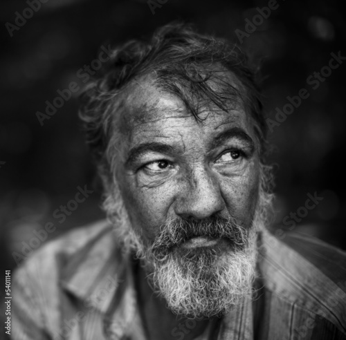 Photo: portrait of hobo portrait of hobo