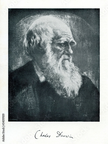 Photo: Charles Darwin, English naturalist Charles Darwin, English naturalist
