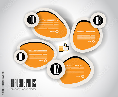 Vector: Infographics concept background to display Infographics concept background to display