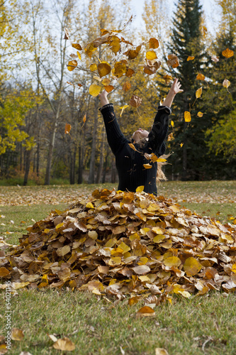 Photo: Tossing Leaves Tossing Leaves