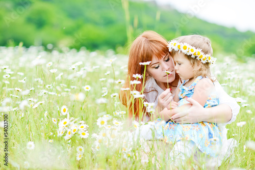 Photo: family in field family in field