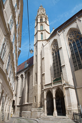 Photo: Vienna - church Maria am Gestade from east Vienna - church Maria am Gestade from east