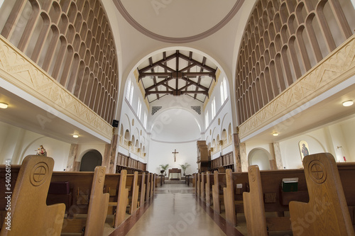 Photo: Historic Mt Angel Abbey Church Interior Historic Mt Angel Abbey Church Interior