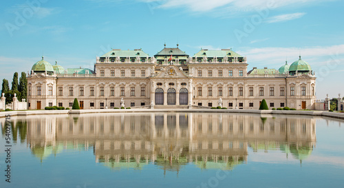 Photo: Vienna - Belvedere palace in morning light Vienna - Belvedere palace in morning light