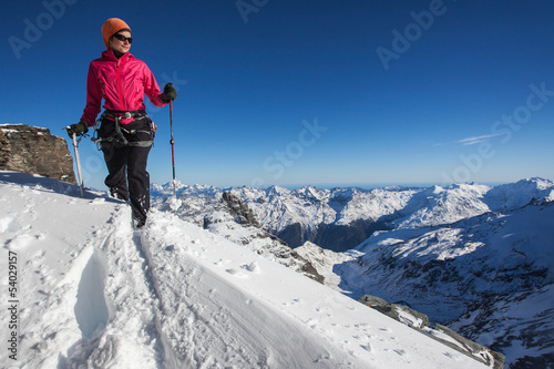 Photo: Winter climbing Winter climbing