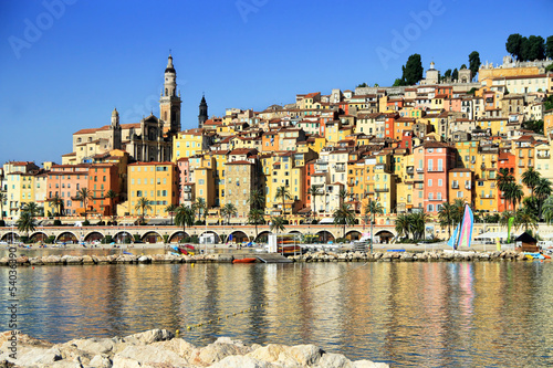 Photo: Provence village of Menton on the french Riviera Provence village of Menton on the french Riviera