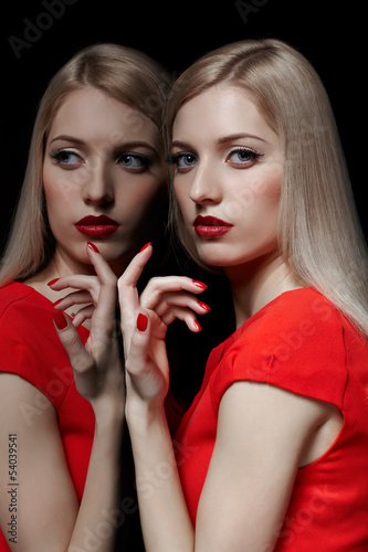 Photo: beautiful blonde woman beautiful blonde woman