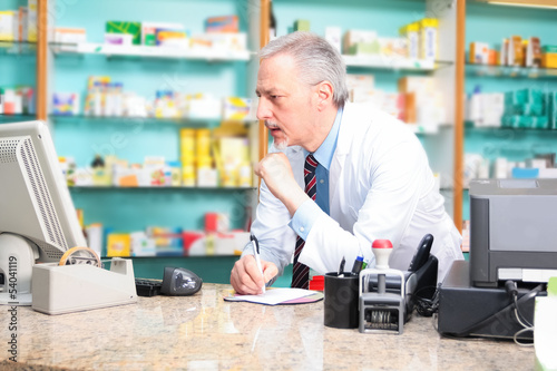 Photo: Pharmacist at work Pharmacist at work