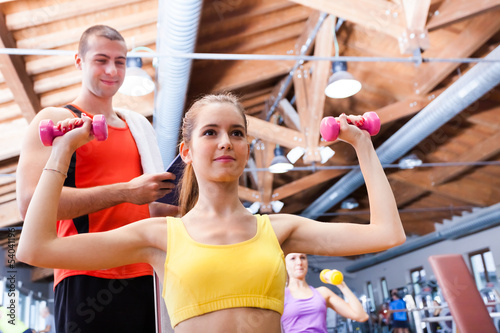 Photo: Woman working out Woman working out